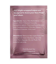 Load image into Gallery viewer, KEE Essential Make up Wipes-Travel-size